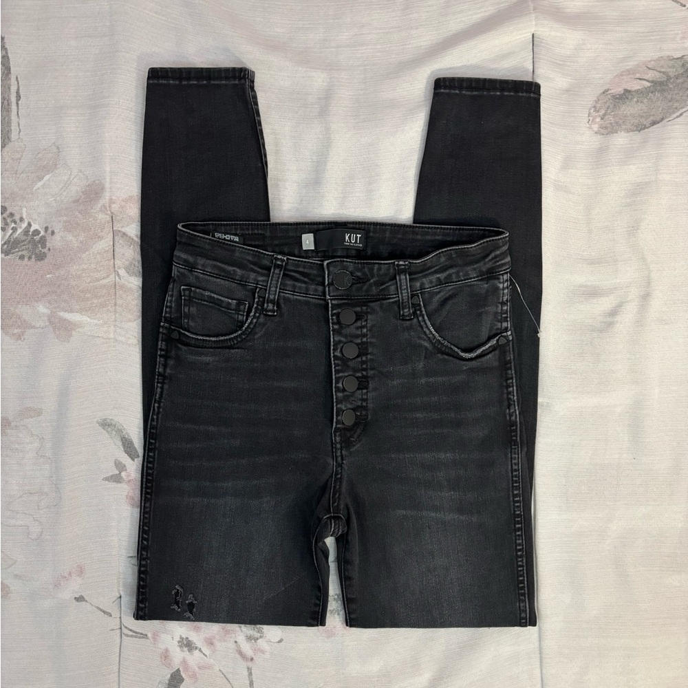 NWOT KUT From The Kloth High Rise Skinny Jeans Sz 4 | KUT Skinny Jeans -